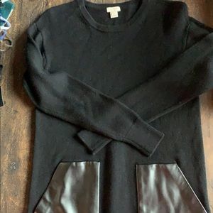 J crew black sweater